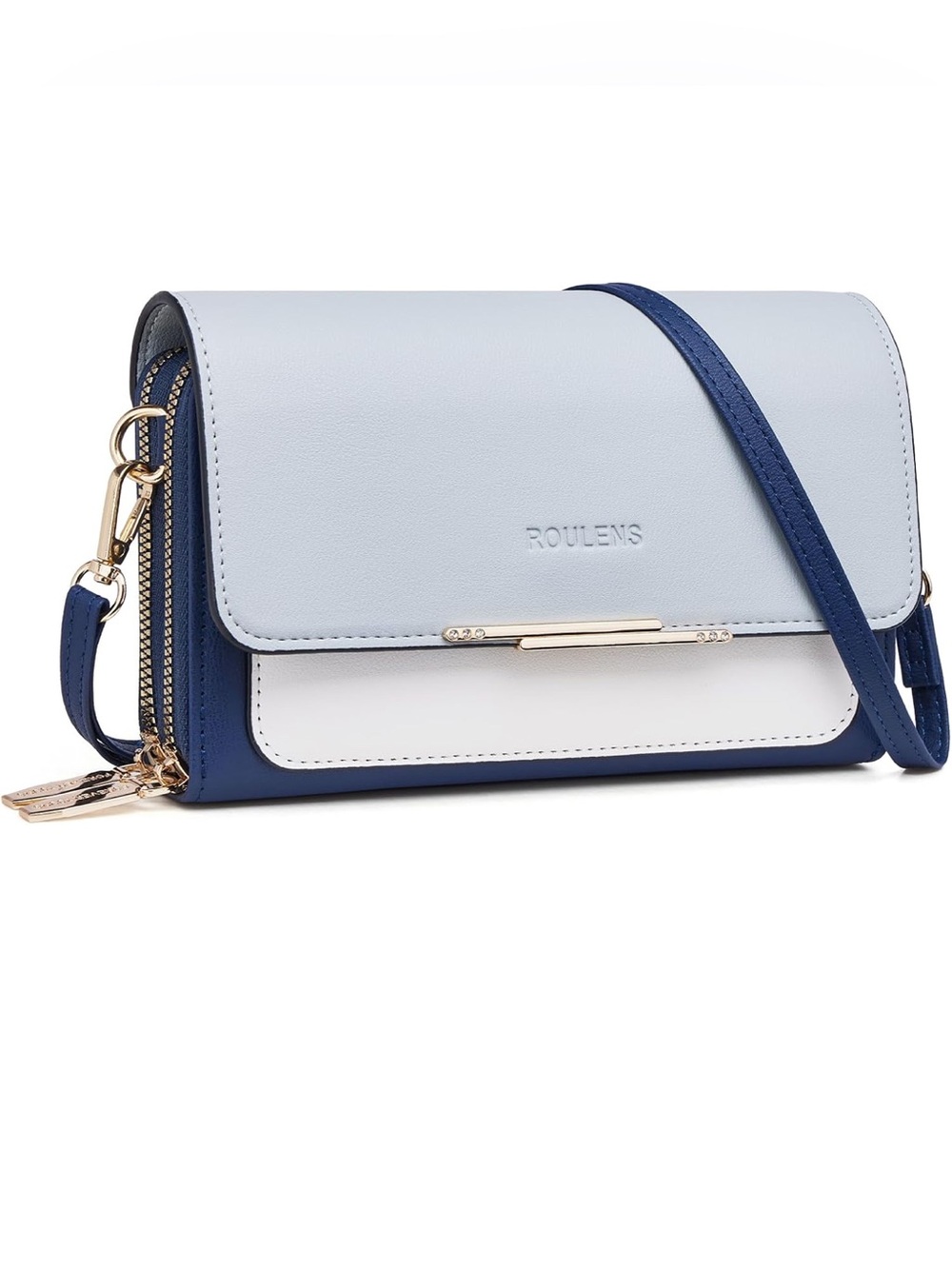Roulens small crossbody bag / wallet • blue • NWT